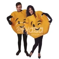 Knipogende Emoticon Kostuum