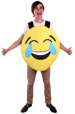 Emoticon Kostuum Smiley Lachend
